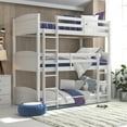thumbnail image 5 of Living Essentials by Hillsdale Alexis Wood Arch Triple Twin Bunk Bed, White, 5 of 16