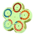thumbnail image 1 of Punta del dedo,Juguete sensorial giratorio de cubo de frijol para niños,Bean Puzzle Toy Girar Bean Fidget Brain Teaser,Fidget Spinner Cube Dedo Cubo Abalorio,Frijoles Juguete Educativo Verde, 1 of 9
