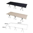 thumbnail image 2 of Cama Cama para dormir plegable portátil ultraligera para exteriores, cama para descanso del mediodía para oficina, varilla de aleación de aluminio, tela Oxford, cama para dormir para acampar y se, 2 of 8
