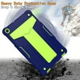 thumbnail image 4 of Galaxy Tab A 10.1 2019 Case T510 T510, Allytech Heavy Duty Protection Multi Angle Viewing Stand Shockproof Kids Friendly Rugged Back Cover Case for Samsung Galaxy Tab A 10.1" 2019, Navyblue/Olivine, 4 of 4