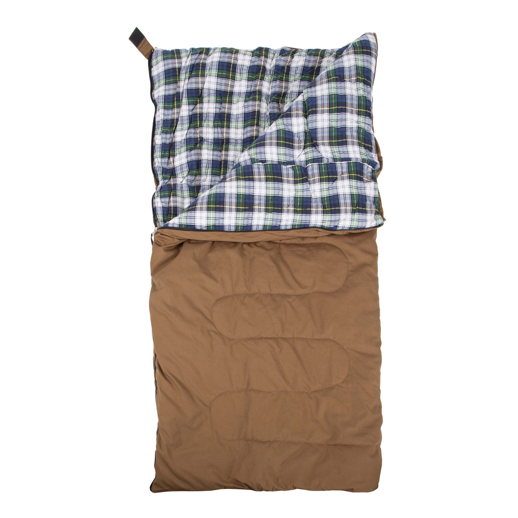 for camping Adult Canvas Sleeping Bag with pillow Coleman Big Game 5 Degree 