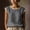 Gray, variant on Women Cotton Linen Tank Tops Flowy Plain Gauzy Tees Linen Sleeveless Tops For Women Boxy Tank Tops For Women Wide Strap Tank Tops For Women Garment Friendly Tank Tops Cotton Boho Tops