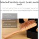 thumbnail image 3 of Peine de masaje para el cuero cabelludo, peine de bambú con cojín de aire, peine combinado con bolsa de aire para el hogar, peine pequeño, 3 of 4