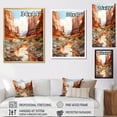 thumbnail image 4 of Designart "Minimalism Canyon Countryside I" Canyon Floater Framed Canvas Art Print, 4 of 5