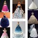 thumbnail image 5 of Molde para tartas de princesa para vestido de mu&ntilde;eca de aleaci&oacute;n de aluminio, ideal para cumplea&ntilde;os y aniversario (20,3 cm) PARTYON NA, 5 of 7