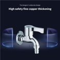 thumbnail image 4 of Adaptador De Grifo De Agua Montado En La Pared Para Lavandería, Baño, Lavadora, Fregona, Piscina, Bañera, Resistente Y Duradero En Uso Scienceny HA026898-01, 4 of 7