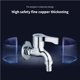 thumbnail image 4 of Adaptador De Grifo De Agua Montado En La Pared Para Lavandería, Baño, Lavadora, Fregona, Piscina, Bañera, Resistente Y Duradero En Uso Inevent HA026898-01, 4 of 7