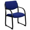 Flash Furniture Fabric Side Chair in Navy