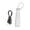 Milky White, variant on Rupoun Fingerprint Padlock T01 Water Resistant Keyless Mini Biometric Luggage Lock for Gym Suitcase Backpack Office Yellow (1.5 inches / 3.8 cm) Durable Secure