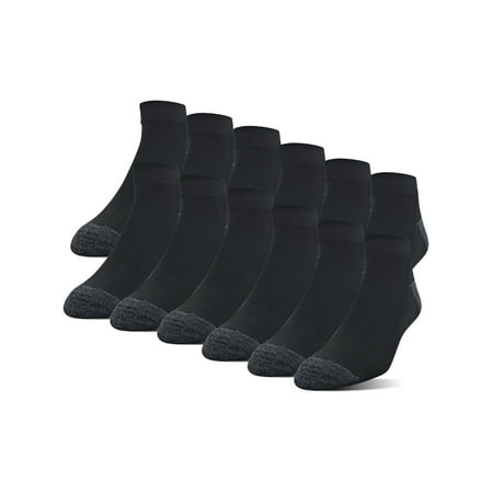 - Men's Half Cushion Low Cut Socks, 12-Pack