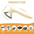 thumbnail image 3 of Thren Cast Iron Scrubber,Stainless Steel Skillet Cleaner,Scrub Dishwand,with Handle,for Kitchen Cleaning Frying Pans Skillets Woks, 3 of 11