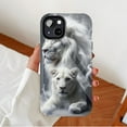 thumbnail image 2 of Mystical White Lions Smoke Art Phone Case for iPhone 11/12/13/14/15/16 (Pro Max/Plus) - Stylish Protective Case for Animal Lovers & Leo Enthusiasts, 2 of 9