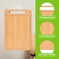 thumbnail image 3 of ACDANC 2Pcs Bamboo Cutting Board,Easy Stand-Up Drying Wooden Chopping Board,Non-Coated Safe Contact Cutting Board,Style2, 3 of 7