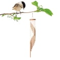thumbnail image 4 of Campanas de viento Cola 36 pulgadas 18 tubos aluminio jardín patio trasero colgante oro, 4 of 8