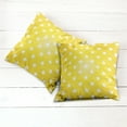 thumbnail image 2 of Ambesonne Yellow Throw Pillow Cover 2 Pack, Vibrant Stars Fun Retro, 20", White Yellow, 2 of 6