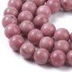 thumbnail image 3 of Natural Rhodonite Bead Strands Round 8mm Hole: 1mm about 45~47pcs/strand 15 inch, 3 of 3