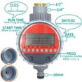 thumbnail image 3 of Ball Valve Irrigation Timer Automatic LCD Watering Electronic Water Tank Controller Irrigator for Home Garden Greenhouse, 3 of 6