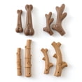 thumbnail image 5 of Juguete interactivo para perros, simulación de mordedura de mascotas, rama, molar de asta, juguete de fibra de madera, 5 of 5