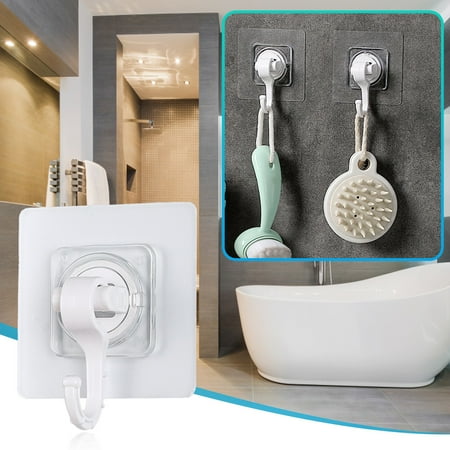 

GAHZENB Hooks Robe Living Bedroom Towel Plants Powerful Adhesive Room Hat ，For Hooks Kitchen Coat Wall Shower Hanging Hooks for Bathroom Ceiling Hooks Kitchen Clearance sale! (As Show)