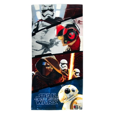 UPC 032281628246 product image for Star Wars: The Force Awakens Battle Front Cotton Bath Towel | upcitemdb.com