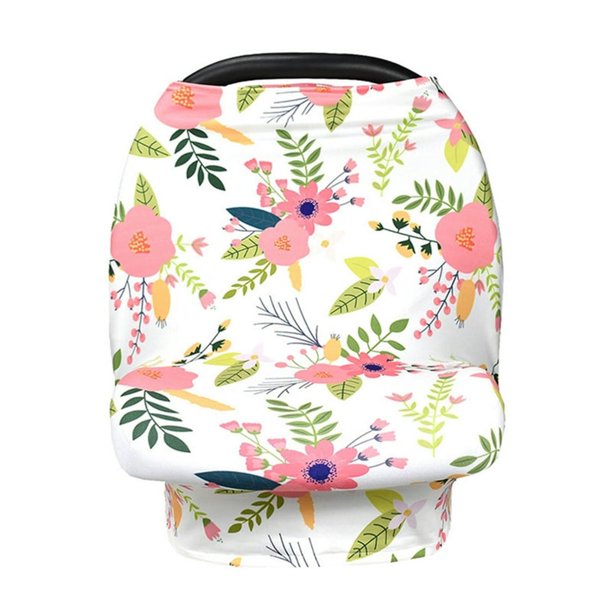 Funda Para Cochecito Funda Resistente Al Viento Toalla De Lactancia Parabrisas Funda 4 En 1 Lactancia Hojas De Higuera
