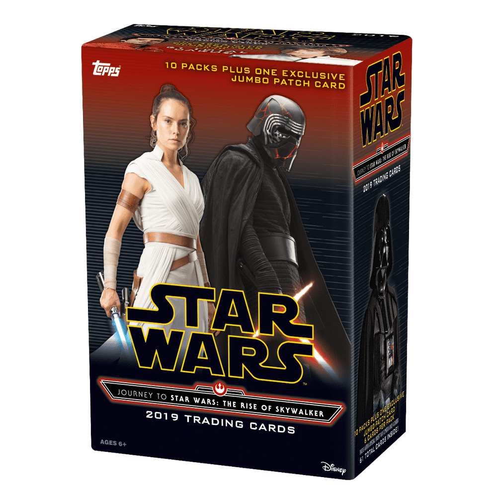 2019 Topps Star Wars Journey To Episode IX Value Box 10 packs + 1
