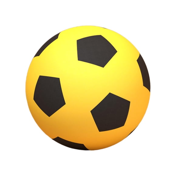 Pelota silenciosa de juguete para entrenamiento en interiores, pelota silenciosa para niños, juguete educativo para cumpleaños, aula de 3, 4 y 5 años Amarillo