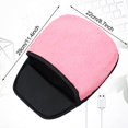 thumbnail image 3 of 2 Pieces Heated Mouse Pad Hand Warmer USB Heated Mousepad Plush Heated Mouse Pad Removable Hand Warming Mouse Pad for Men, 3 of 5
