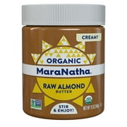 MaraNatha Organic Creamy Raw Almond Butter, 12 oz
