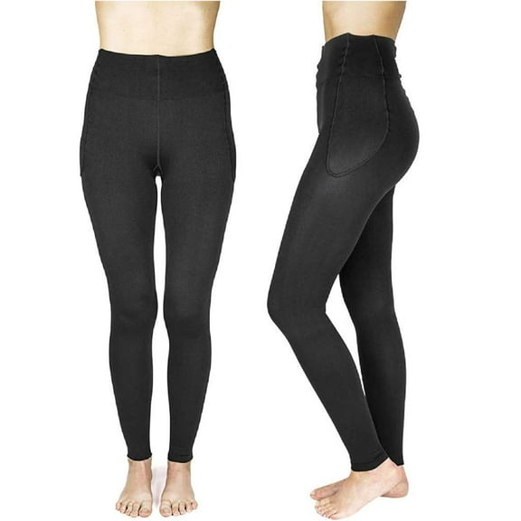 Rejuva Footless Women's 15-20 mmHg Compression Legging