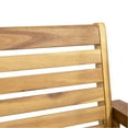 thumbnail image 3 of Wood Porch Swing In Color, For Outdoor Use, 49.50”w X 26.75”d 21.86”h, 800 Lbs Capacity, Slat Seat And Of Hue, 800lb Slatted Seat, Assembly Required, 3 of 6
