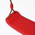 thumbnail image 2 of BIGLUFU Plastic Swing Seat with Adjustable Rope, Kids Tree Swing Seat, Swing Set Accessories for Outdoor Indoor, Tree, Backyard, Playground(Red), 2 of 8