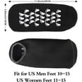 thumbnail image 5 of Large Men's Moisturizing Gel Socks Men's Feet Care Ultimate Treatment for Dry Cracked Rough Skin on Feet Pack of 2 Pairs Black US Men 10-15, 5 of 5