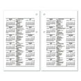 thumbnail image 2 of Desk Calendar Refill, 3.5 x 6, White Sheets, 12-Month (Jan to Dec): 2026 | Bundle of 10, 2 of 4