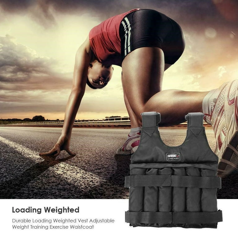 20 50kg Loading Weighted Vest Adjustable Exercise Training Fitness