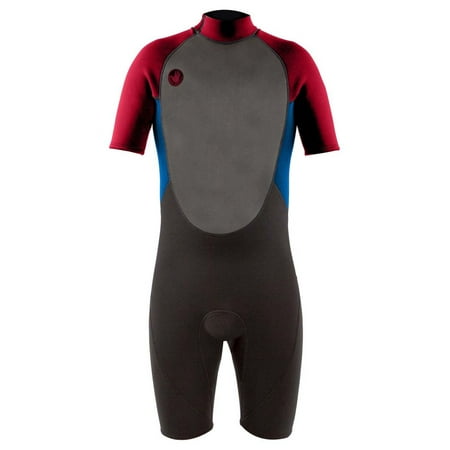 Body Glove Body Glove Pro 3 2/1mm Youth Back Zip Short Sleeve Spring Suit Wet Suit Unisex 16 Red