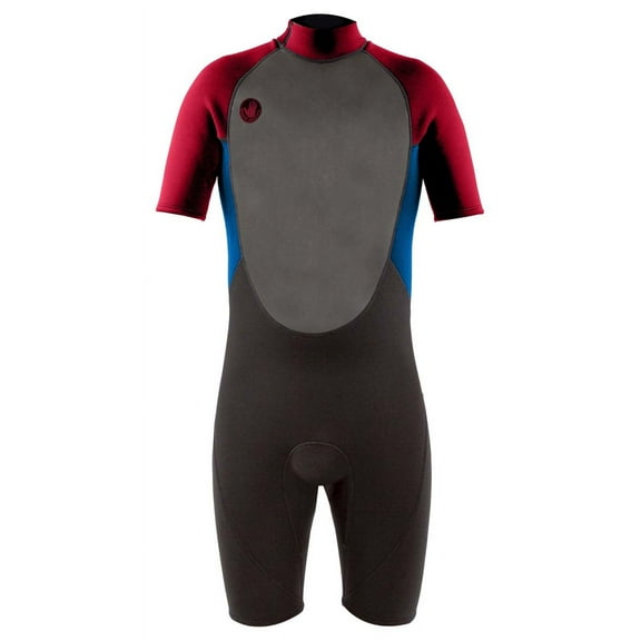 Body Glove Body Glove Pro 3 2/1mm Youth Back Zip Short Sleeve Spring Suit Wet Suit,Unisex,16,Red