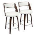 thumbnail image 1 of Cecina Mid-Century Modern Counter Stool by LumiSource, 1 of 8