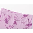 thumbnail image 5 of Beezizac Pajamas for Toddler Little Girls Ballerina Violet Cozy 2-Piece Summer Short Sleeves Jammies PJ Set Size 7, 5 of 7