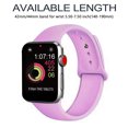 thumbnail image 3 of Correa de reloj deportivo compatible con Watch 42-44 mm Correa deportiva de repuesto de silicona suave Compatible con iWatch Series 5/4/3/2/1, S/M, M/L Xemadio 2033270-16, 3 of 9