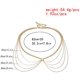 thumbnail image 2 of 1 pieza (oro) cadena exagerada vintage cadena de cintura geométrica multicapa cadena de cuerpo de círculo dorado ajustable multicapa para mujeres y niñas oso de fresa Electrónica, 2 of 5