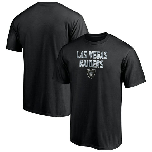 Men's Black Las Vegas Raiders Game Day Stack T-Shirt
