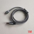 thumbnail image 4 of Para Android + Interfaz tipo C 2-en-1 Cable USB redondo LED magnético Cable de carga 2.1A a prueba de polvo Inevent DZ3765-01, 4 of 7