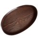 thumbnail image 2 of Wooden Dinner Plate Oval Shape 1 Set Serving Plate Snack Storage Holder Dessert Plate, 2 of 4