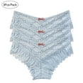 thumbnail image 1 of 50 % de Réduction Liquidation 3 Pcs Lingerie pour Femmes String en Dentelle Culottes T String Tanga, 1 of 8