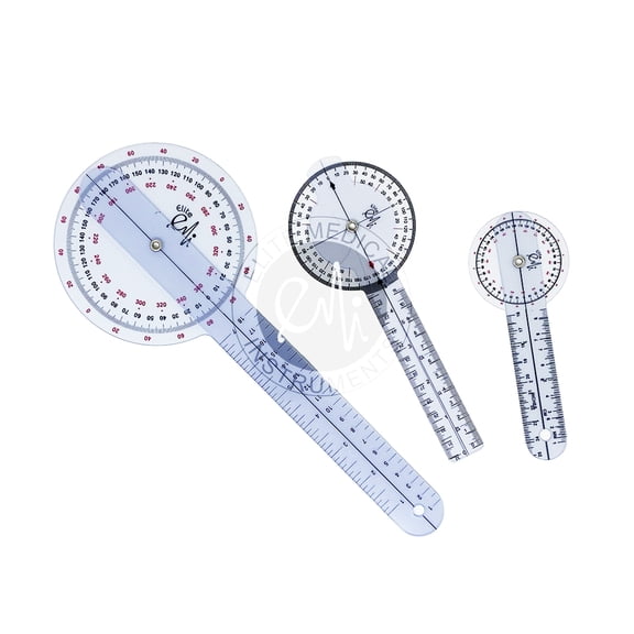EMI 3 Piece Goniometer set 12", 8", 6" EGM-429