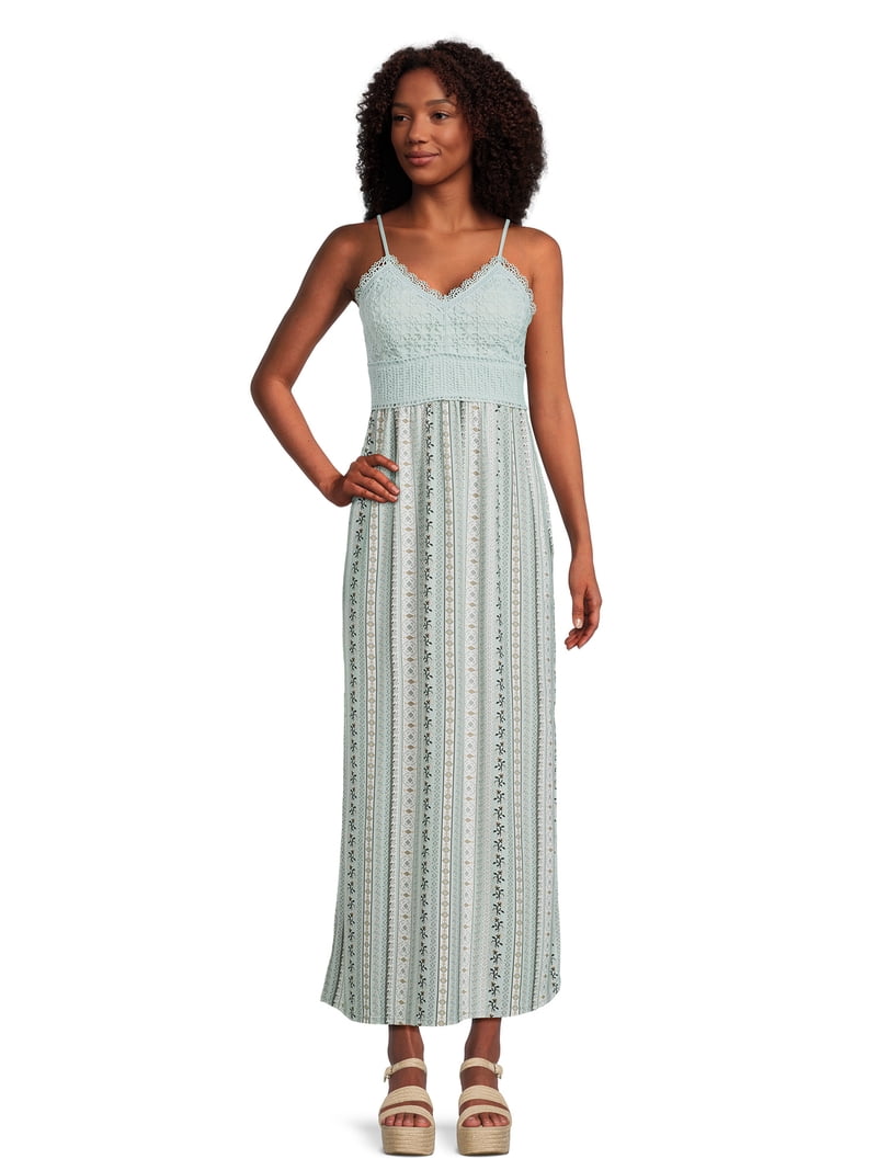 No Boundaries Junior's Crochet Dress - Walmart.com