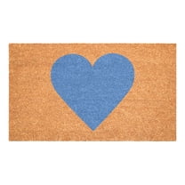 Calloway Mills Blue Heart Doormat, 36" x72"