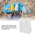 thumbnail image 4 of Bolsa de Playa ANGGREK Tejida a Mano Con Múltiples Bolsillos, 4 of 8