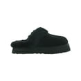 thumbnail image 3 of Ugg Disquette Women's Leather Fur Lined Chunky Slide Slippers, 3 of 12